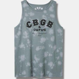 ❤️NWT VINTAGE TORRID BAND CONCERT TEE - CBGB GRAPHIC TANK - DISTRESSED PLUS SIZE